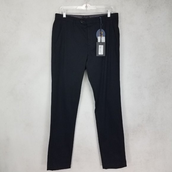 Ted Baker Other - NEW Ted Baker London Men's 33R Slim Fit Trouser Pants in Black NWT $149
